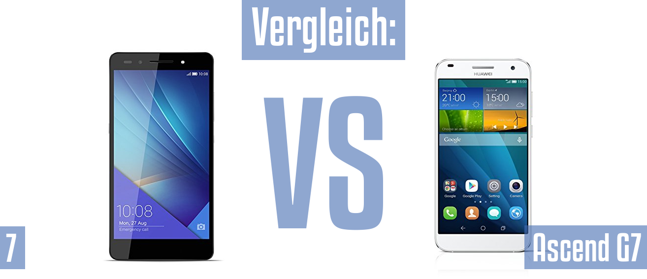 Honor 7 und Honor 7 im Vergleichstest