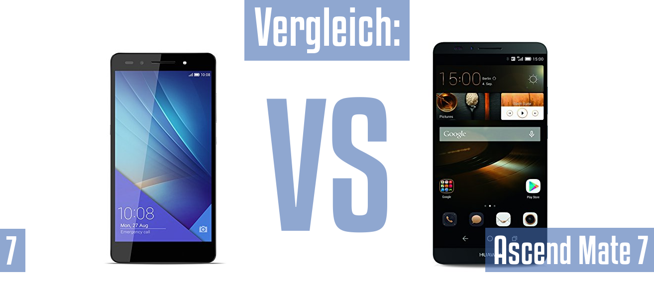 Honor 7 und Honor 7 im Vergleichstest