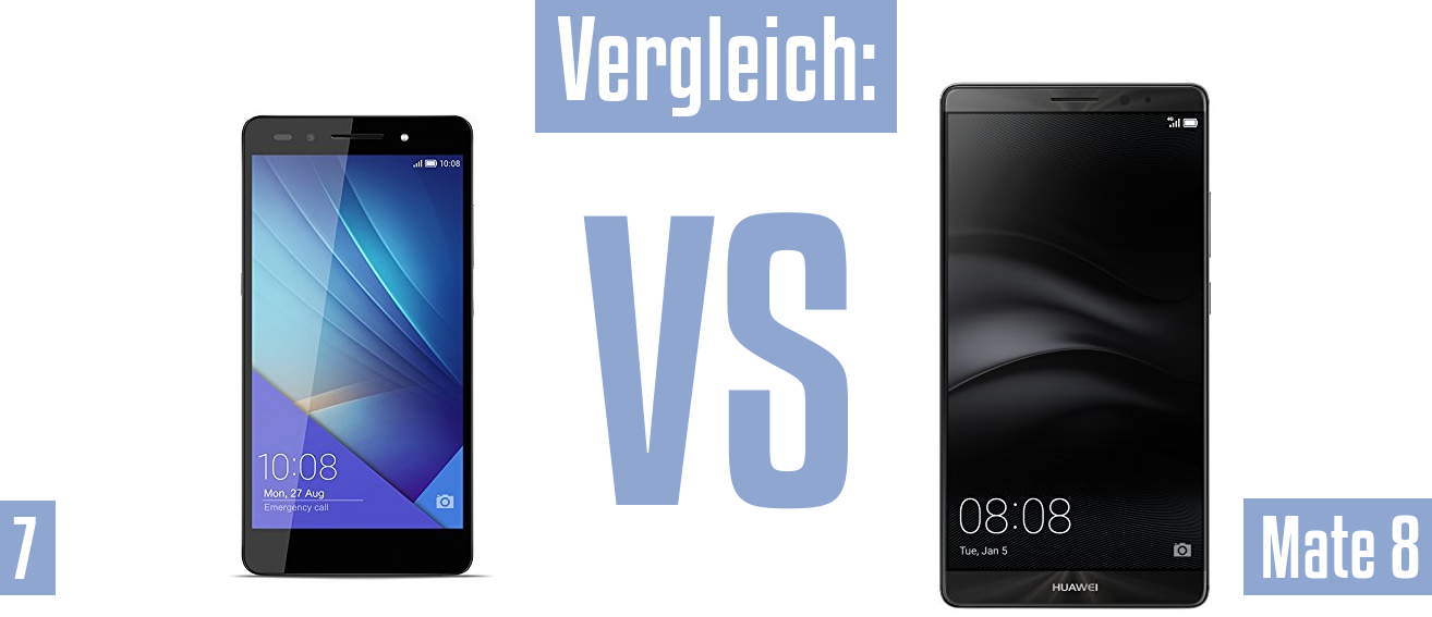 Honor 7 und Honor 7 im Vergleichstest