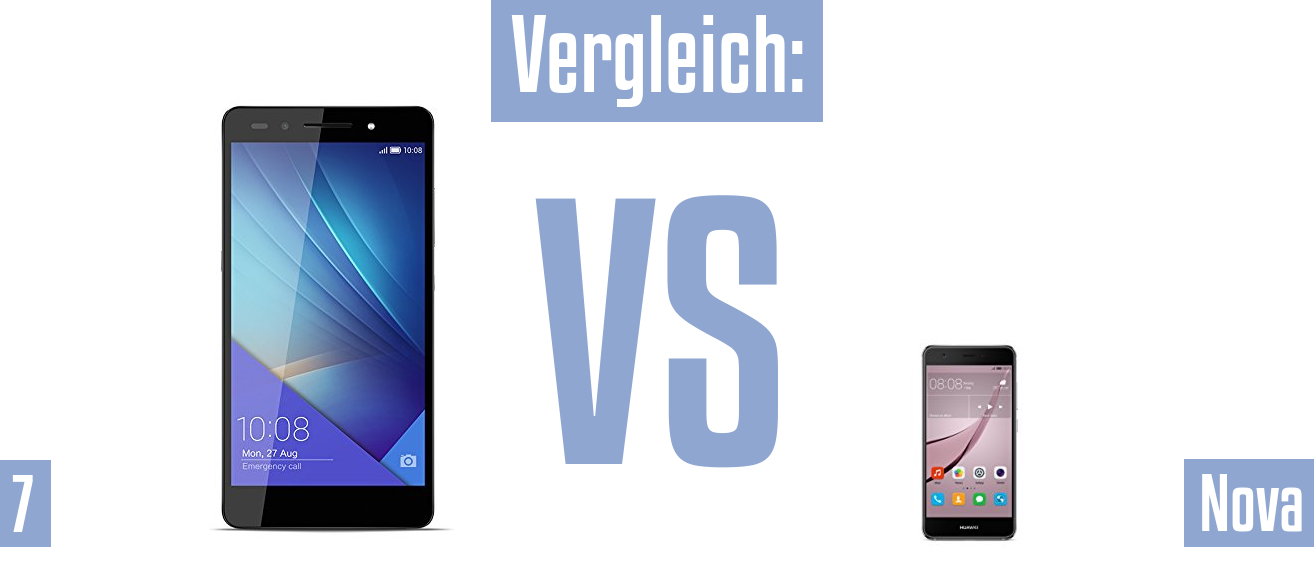 Honor 7 und Honor 7 im Vergleichstest