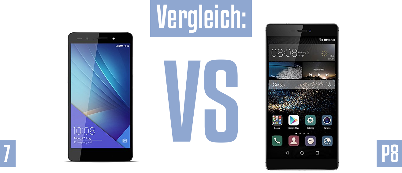 Honor 7 und Honor 7 im Vergleichstest