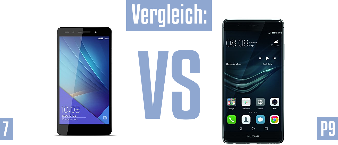 Honor 7 und Honor 7 im Vergleichstest