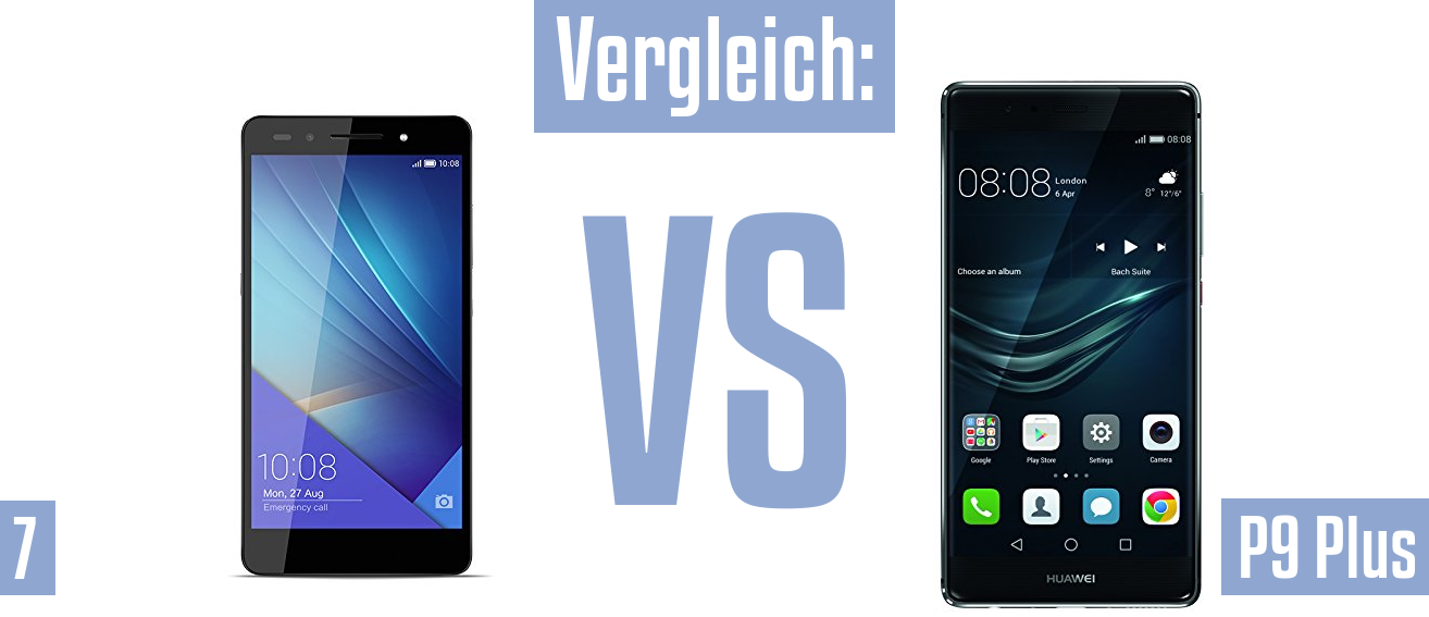 Honor 7 und Honor 7 im Vergleichstest