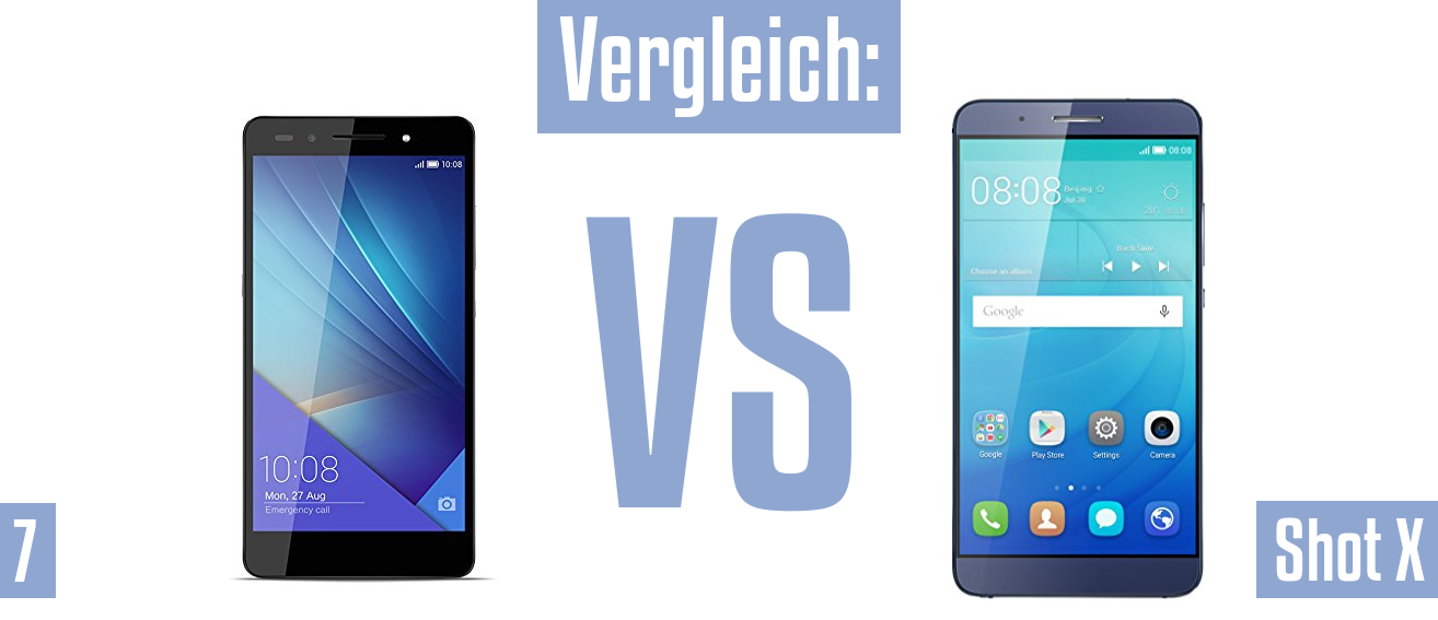 Honor 7 und Honor 7 im Vergleichstest