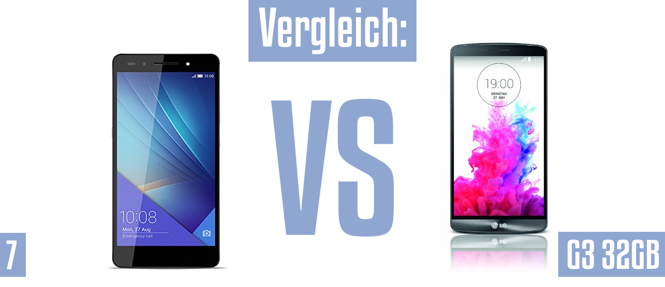 Honor 7 und Honor 7 im Vergleichstest