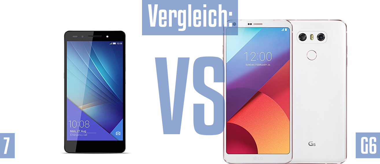 Honor 7 und Honor 7 im Vergleichstest