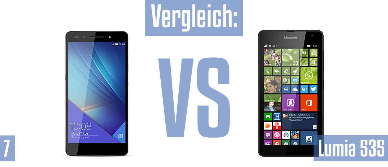 Honor 7 und Honor 7 im Vergleichstest