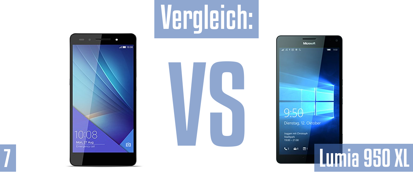 Honor 7 und Honor 7 im Vergleichstest