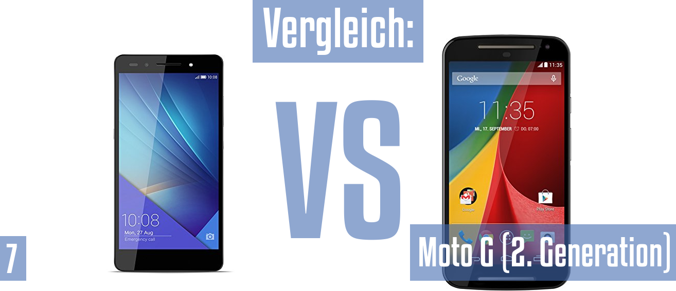 Honor 7 und Honor 7 im Vergleichstest