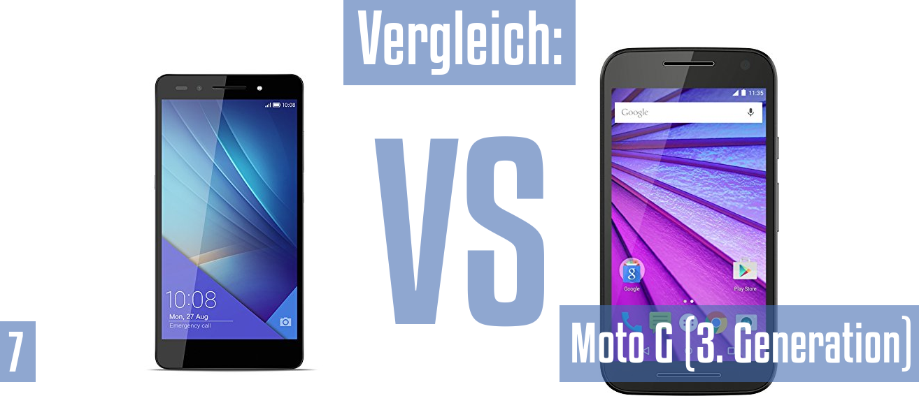 Honor 7 und Honor 7 im Vergleichstest