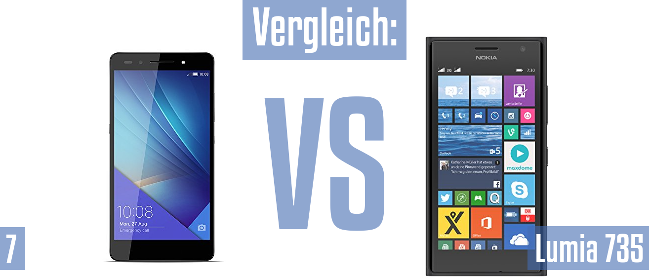 Honor 7 und Honor 7 im Vergleichstest