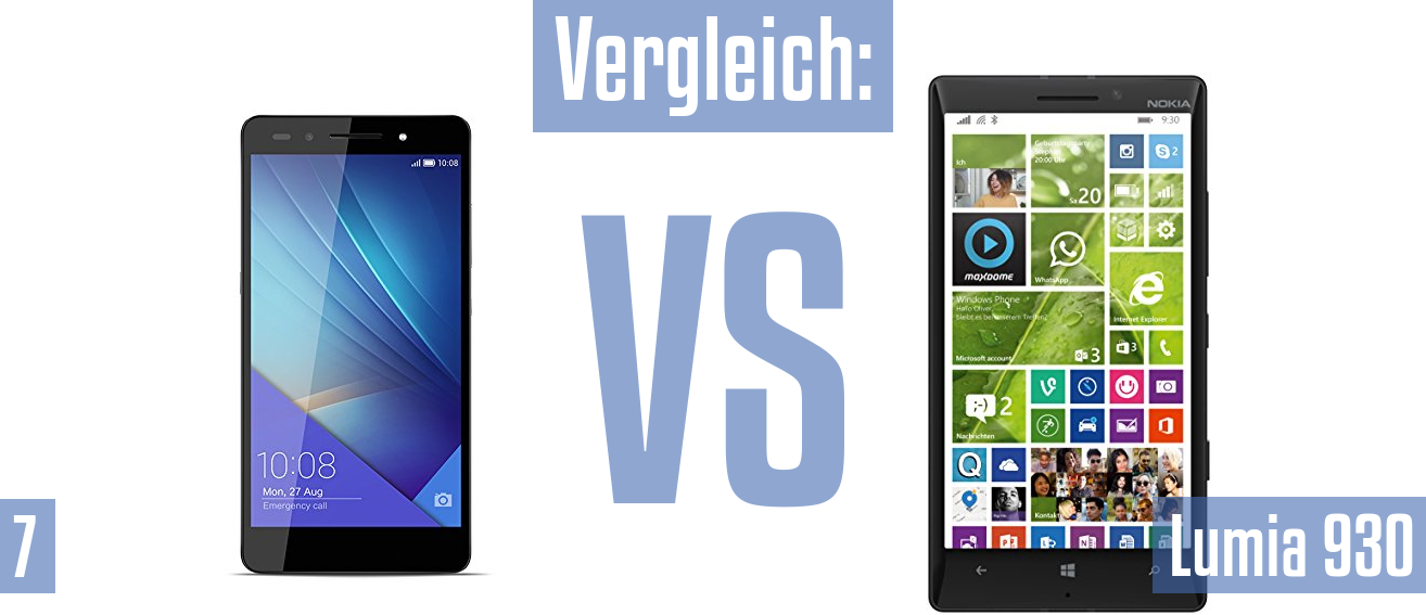 Honor 7 und Honor 7 im Vergleichstest