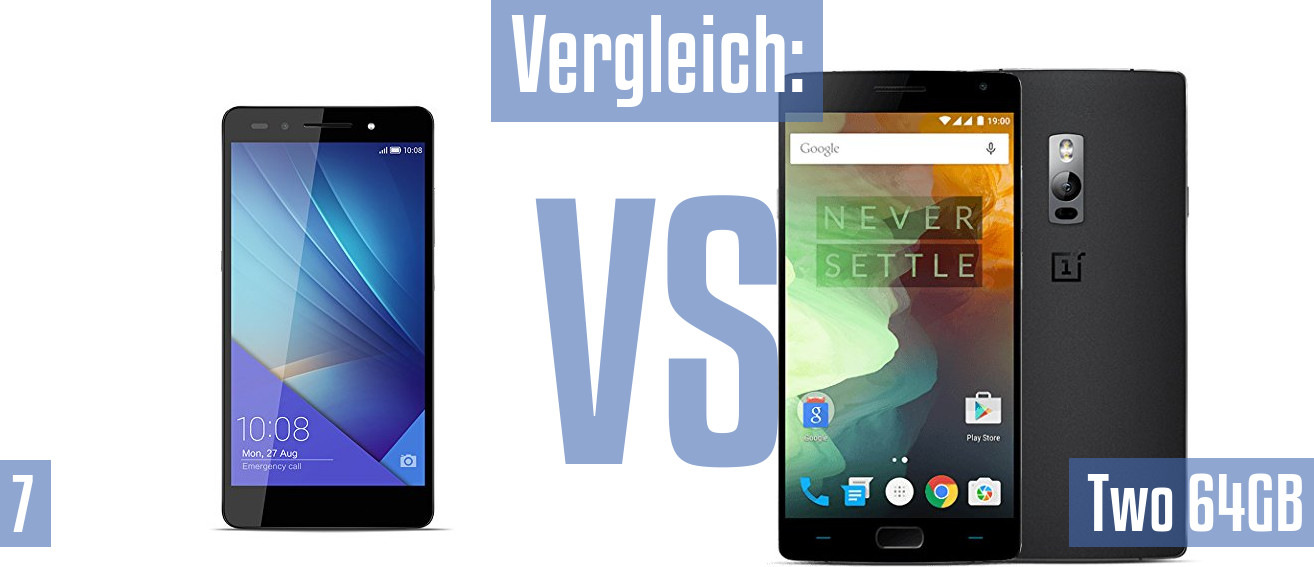 Honor 7 und Honor 7 im Vergleichstest