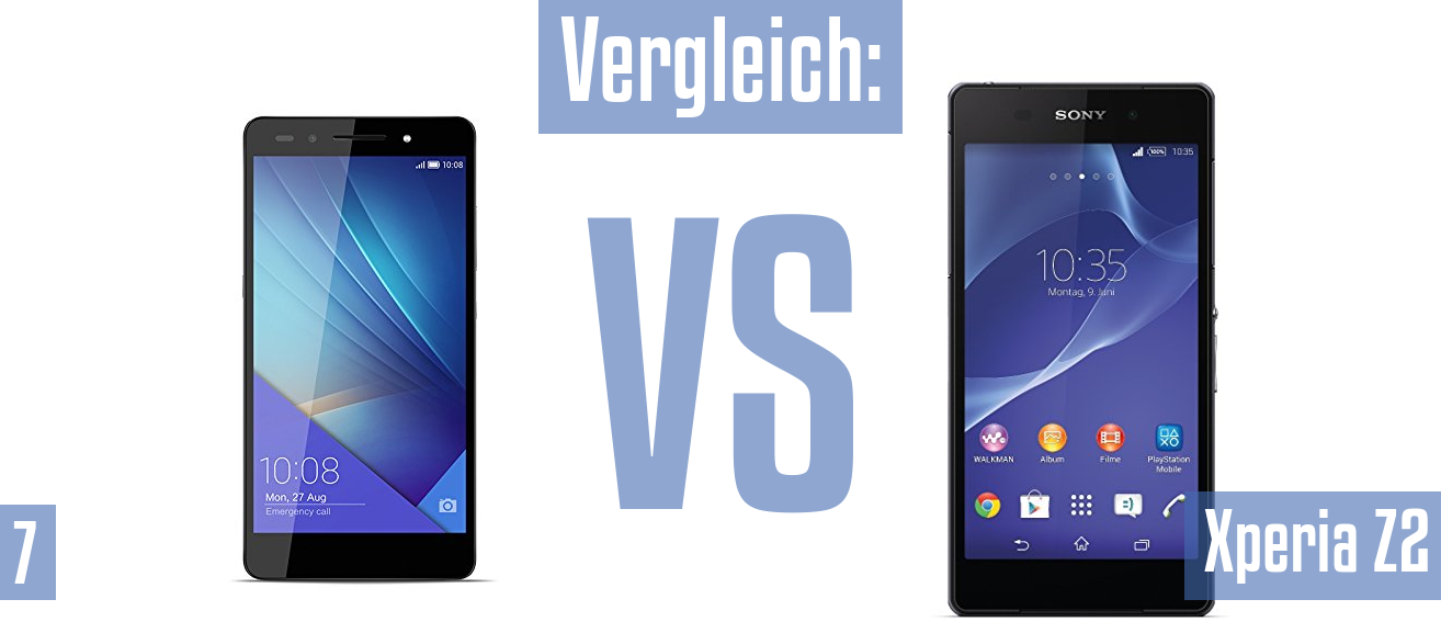 Honor 7 und Honor 7 im Vergleichstest