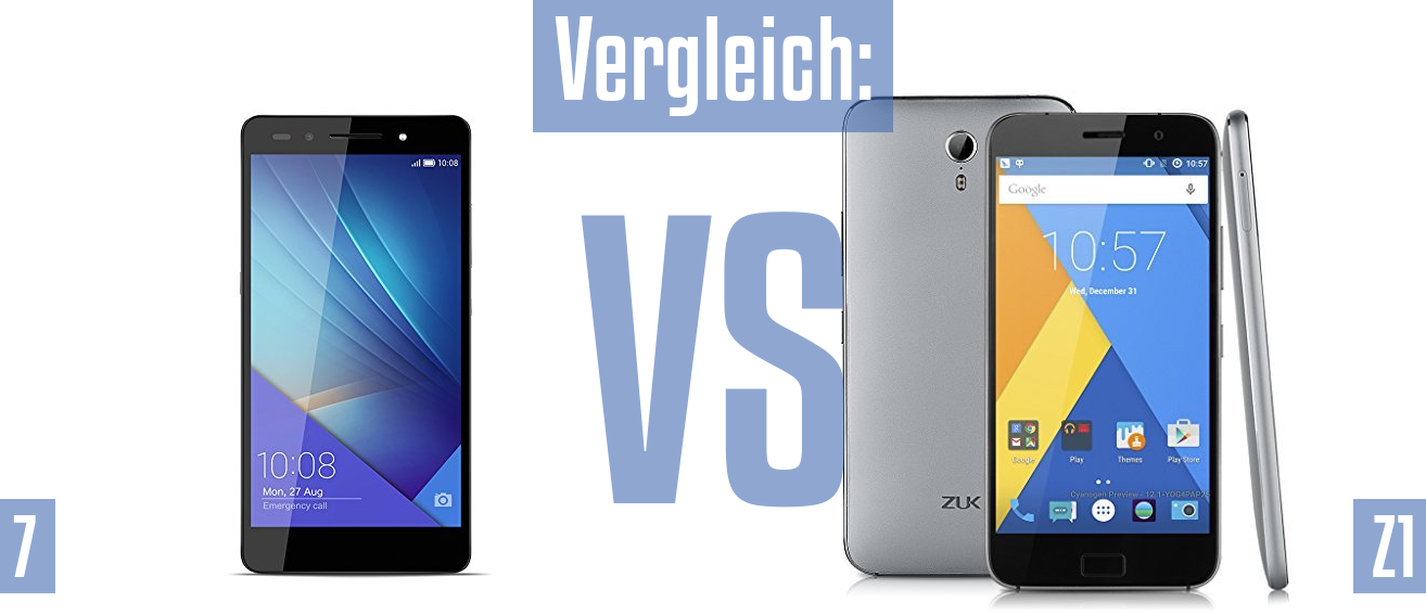 Honor 7 und Honor 7 im Vergleichstest