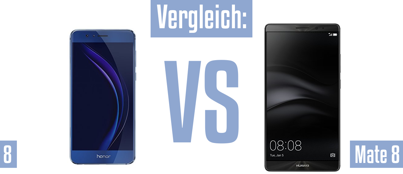 Honor 8 und Honor 8 im Vergleichstest