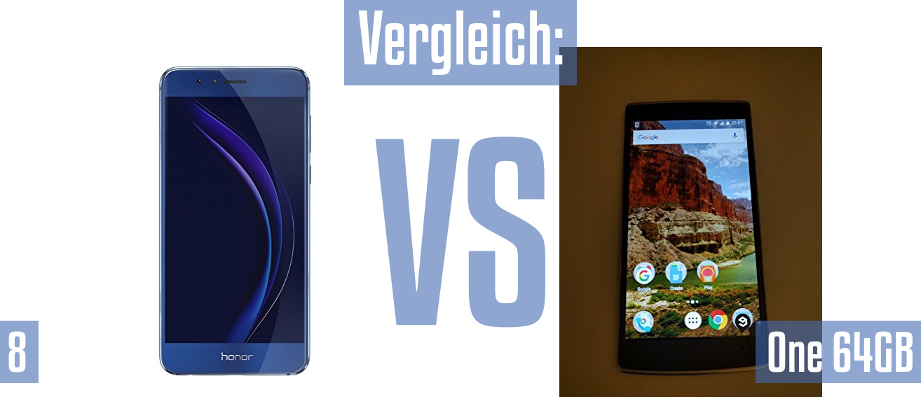 Honor 8 und Honor 8 im Vergleichstest