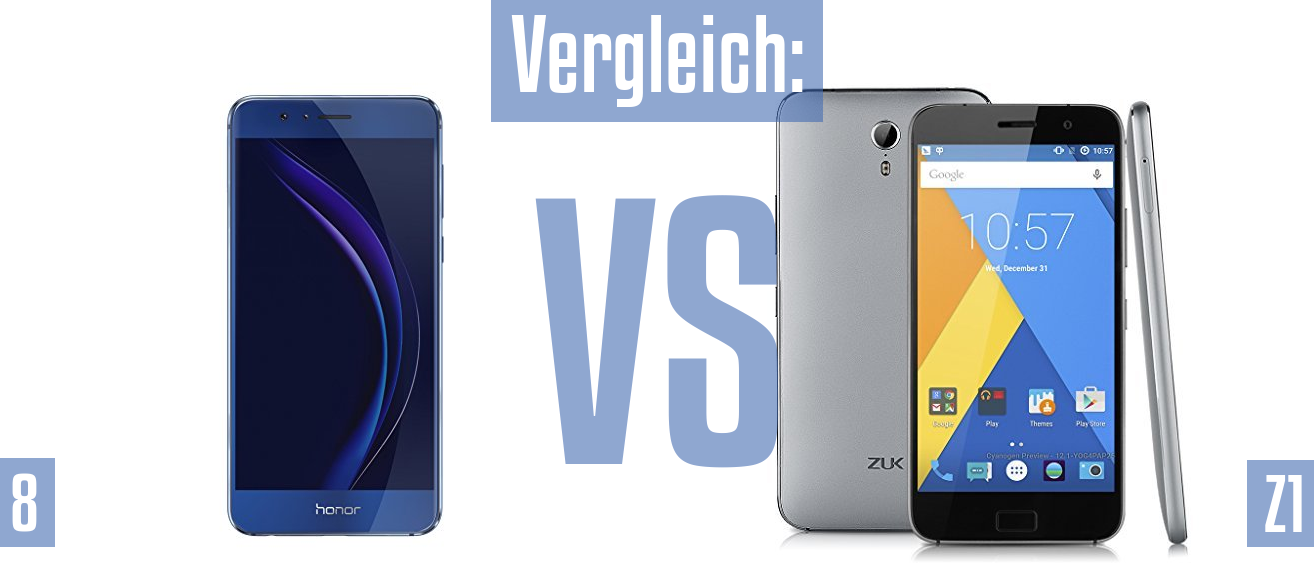 Honor 8 und Honor 8 im Vergleichstest