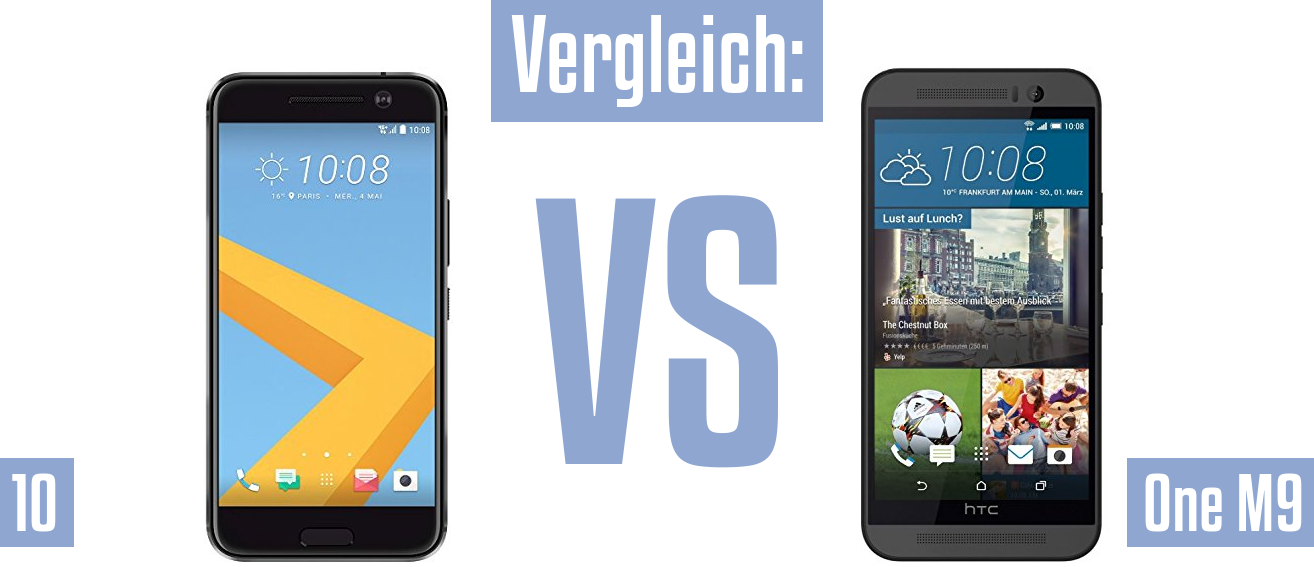 HTC 10 und HTC 10 im Vergleichstest