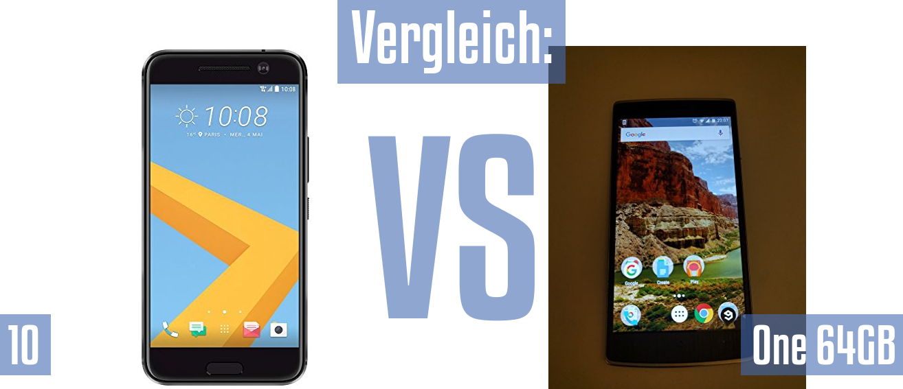 HTC 10 und HTC 10 im Vergleichstest