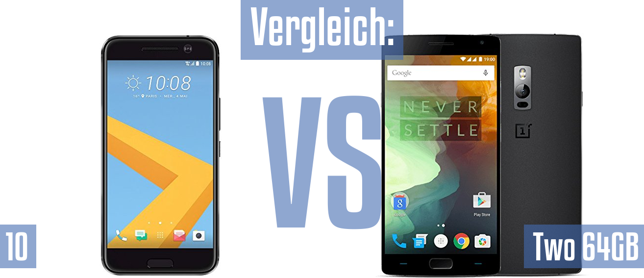 HTC 10 und HTC 10 im Vergleichstest