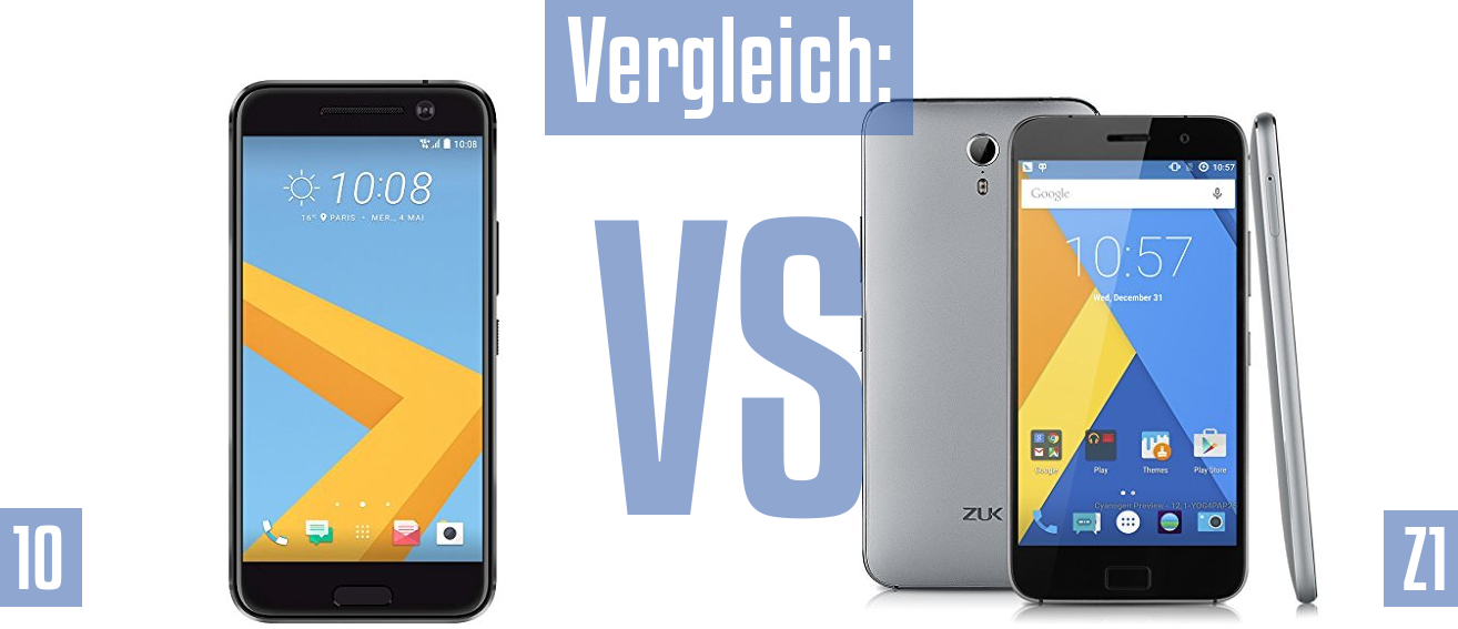 HTC 10 und HTC 10 im Vergleichstest