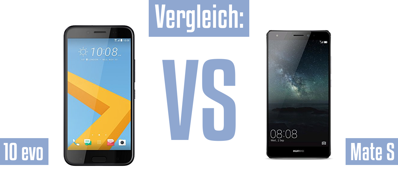 HTC 10 evo und HTC 10 evo im Vergleichstest