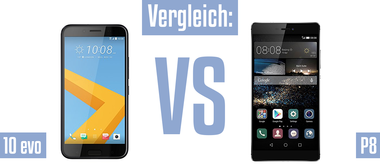 HTC 10 evo und HTC 10 evo im Vergleichstest