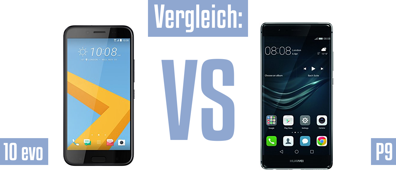 HTC 10 evo und HTC 10 evo im Vergleichstest