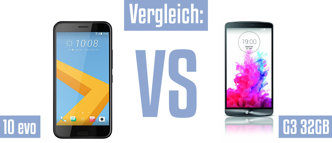 HTC 10 evo und HTC 10 evo im Vergleichstest