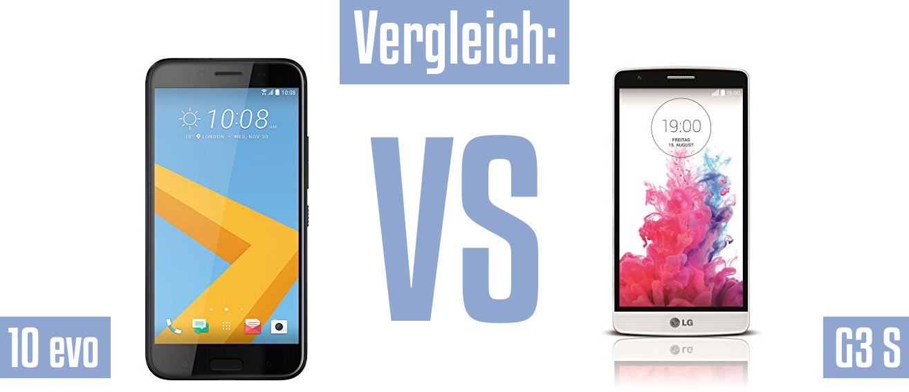 HTC 10 evo und HTC 10 evo im Vergleichstest