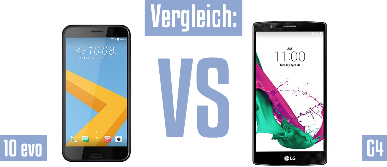 HTC 10 evo und HTC 10 evo im Vergleichstest