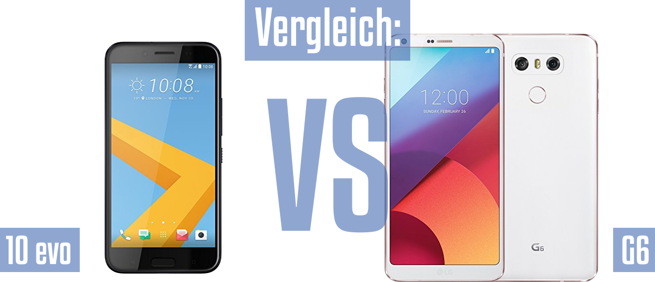 HTC 10 evo und HTC 10 evo im Vergleichstest