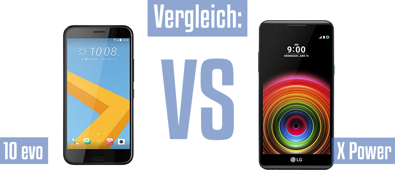 HTC 10 evo und HTC 10 evo im Vergleichstest