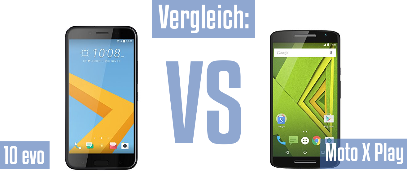 HTC 10 evo und HTC 10 evo im Vergleichstest