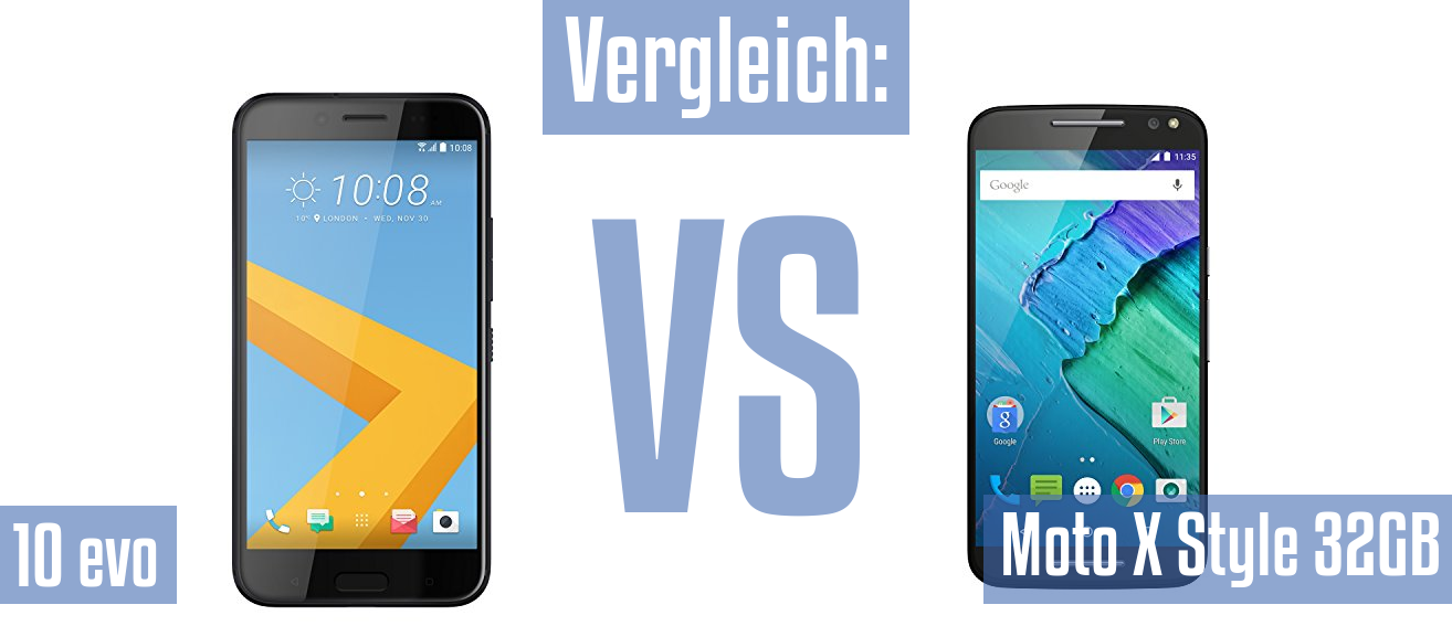 HTC 10 evo und HTC 10 evo im Vergleichstest