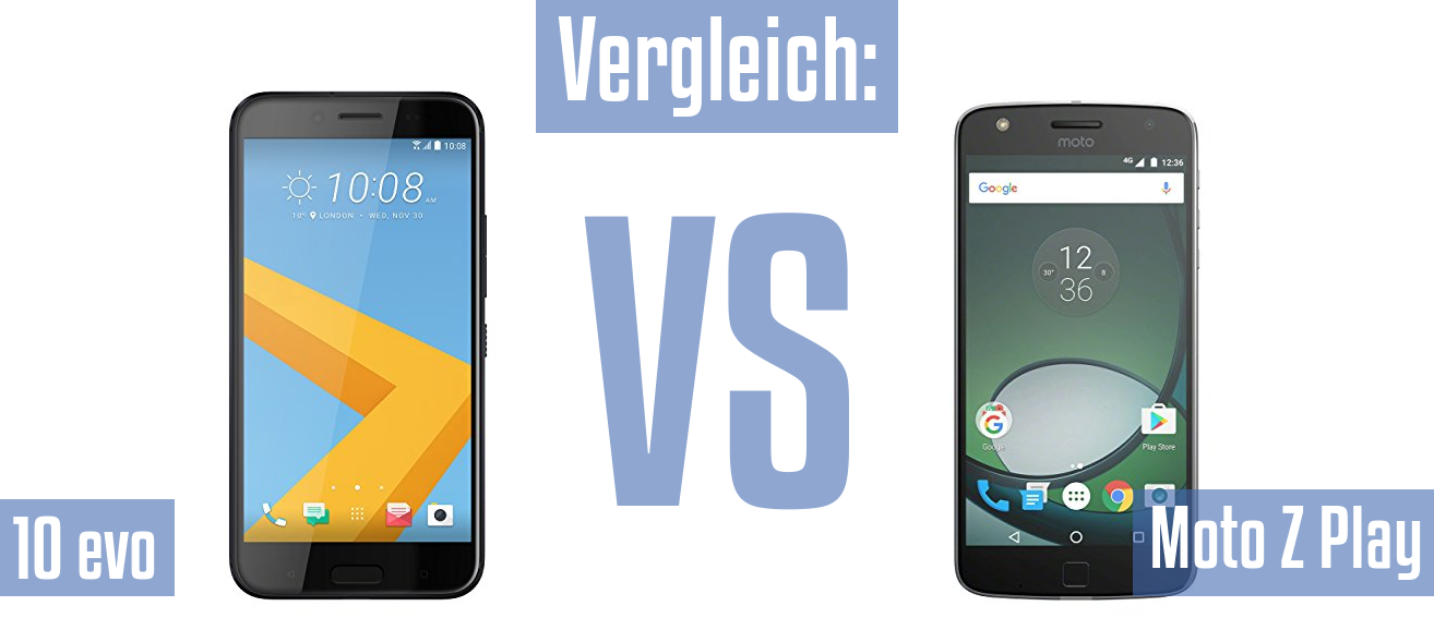 HTC 10 evo und HTC 10 evo im Vergleichstest