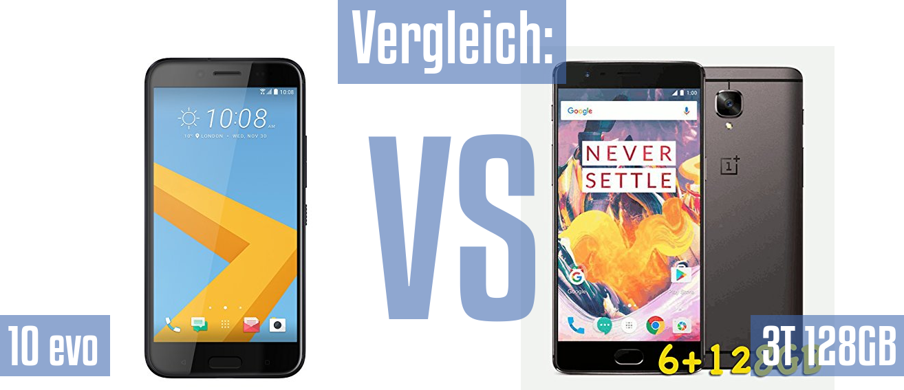 HTC 10 evo und HTC 10 evo im Vergleichstest