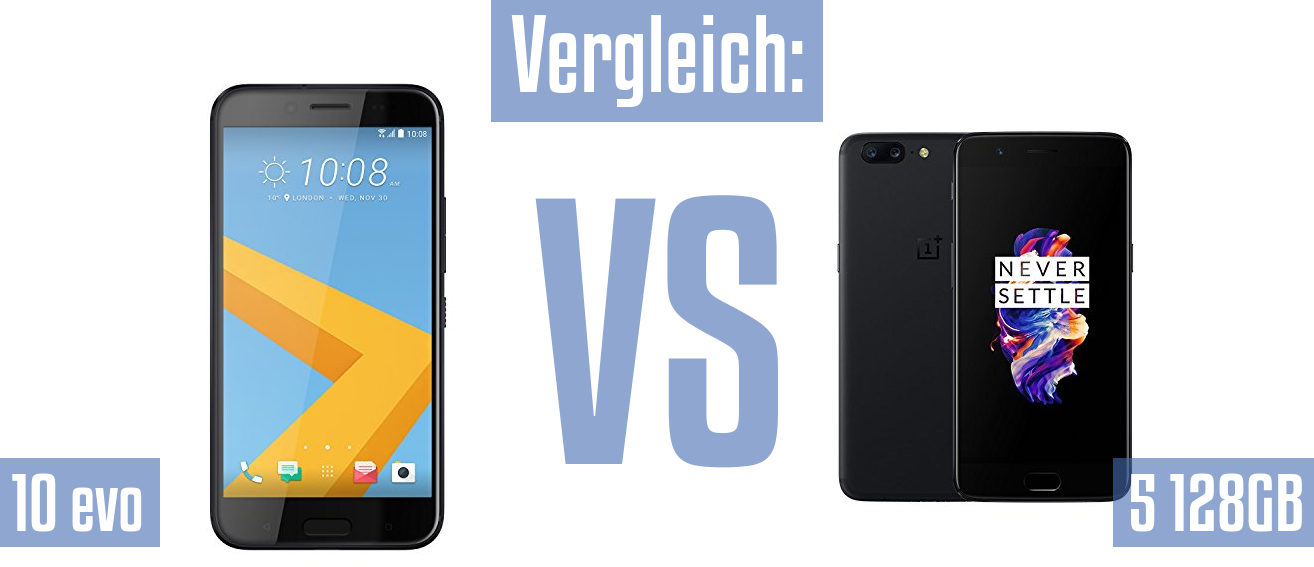 HTC 10 evo und HTC 10 evo im Vergleichstest