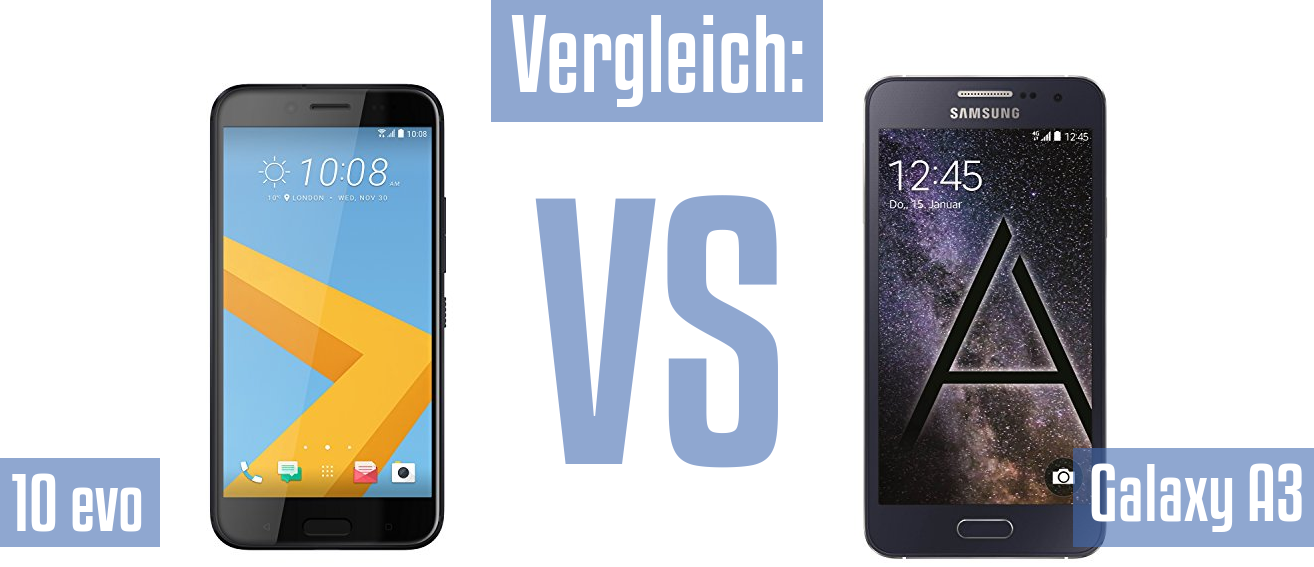 HTC 10 evo und HTC 10 evo im Vergleichstest