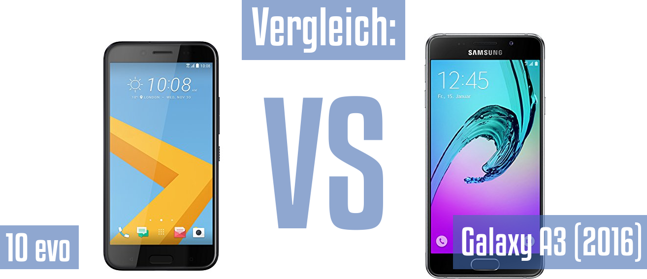 HTC 10 evo und HTC 10 evo im Vergleichstest