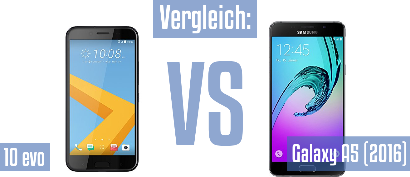 HTC 10 evo und HTC 10 evo im Vergleichstest