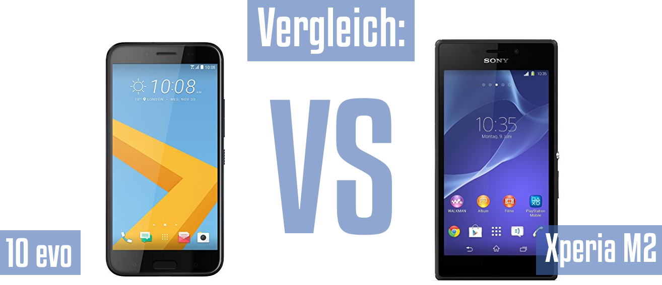 HTC 10 evo und HTC 10 evo im Vergleichstest