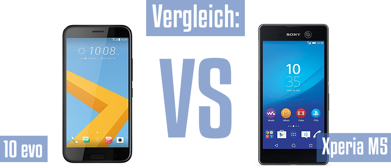 HTC 10 evo und HTC 10 evo im Vergleichstest