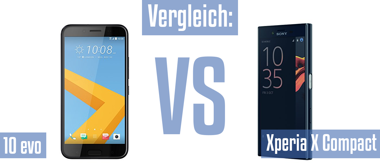 HTC 10 evo und HTC 10 evo im Vergleichstest