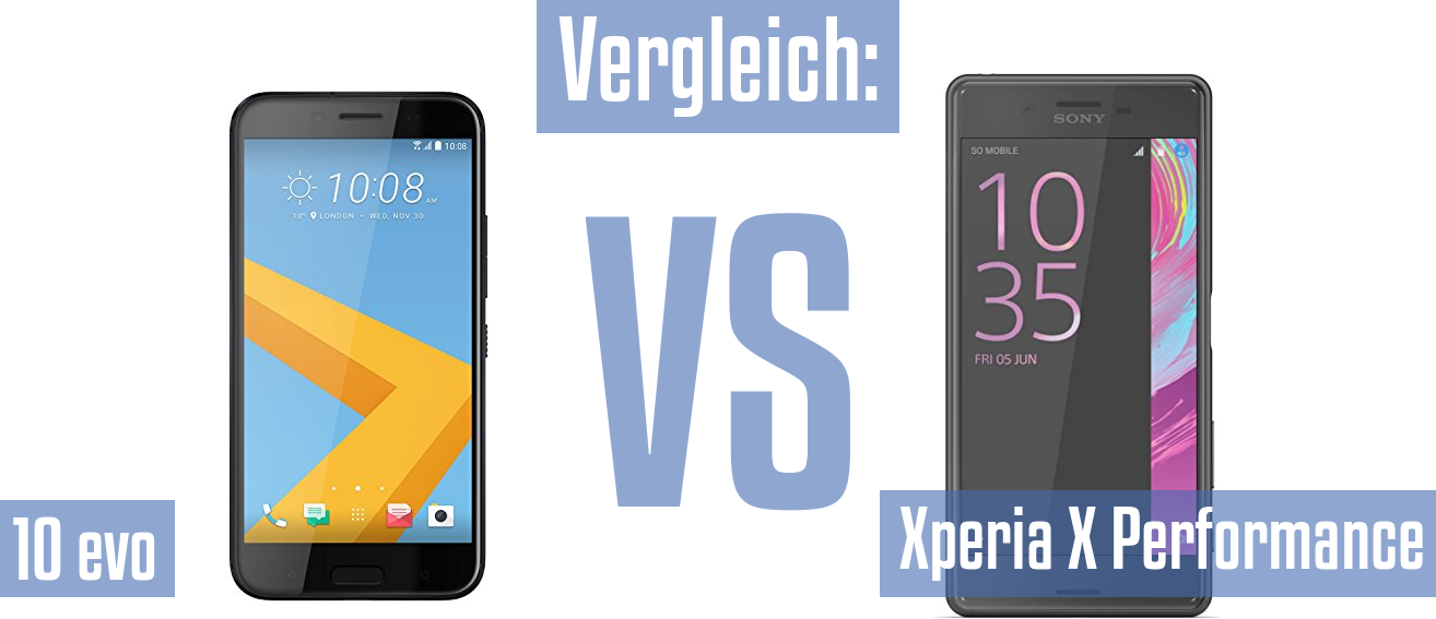 HTC 10 evo und HTC 10 evo im Vergleichstest