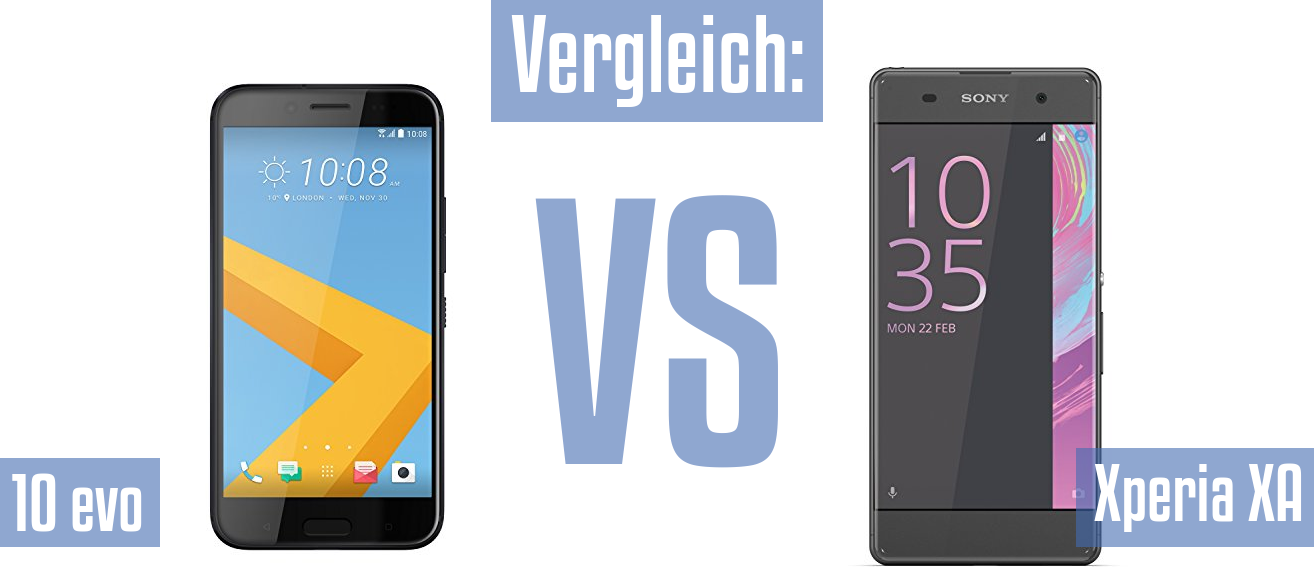 HTC 10 evo und HTC 10 evo im Vergleichstest