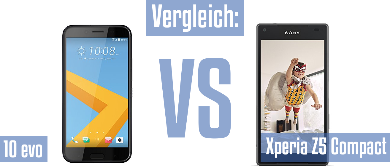 HTC 10 evo und HTC 10 evo im Vergleichstest