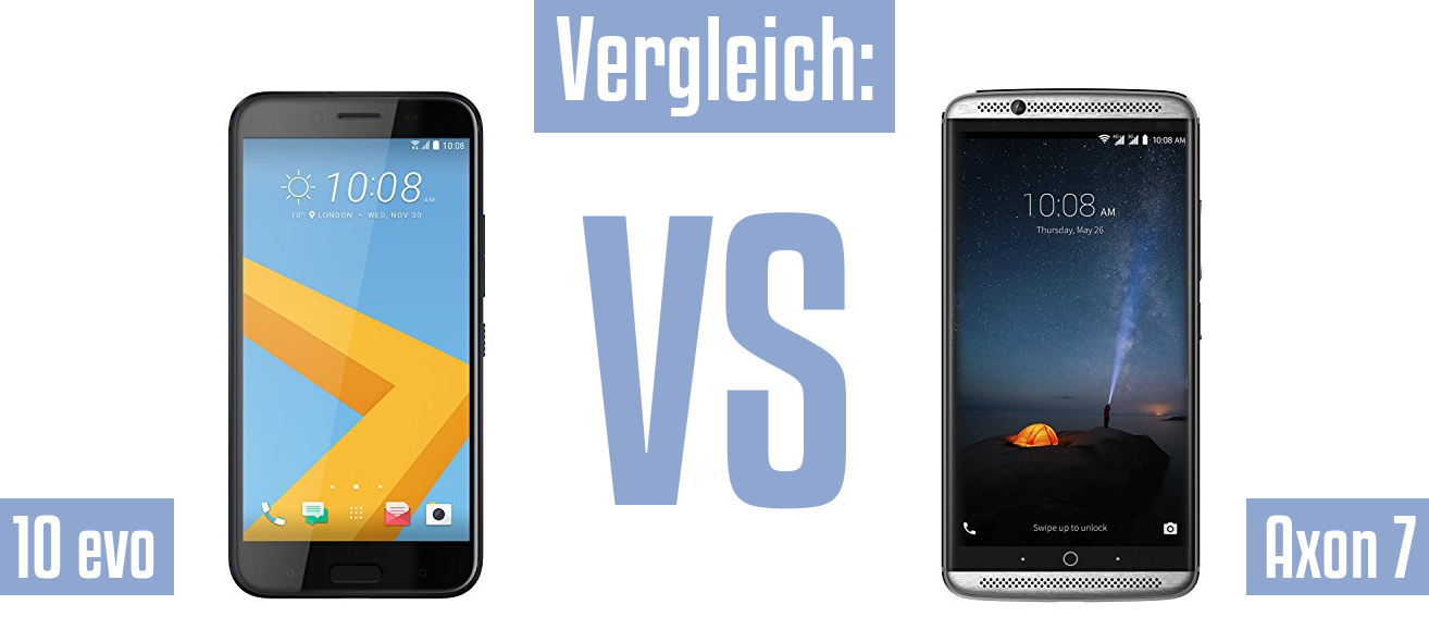 HTC 10 evo und HTC 10 evo im Vergleichstest