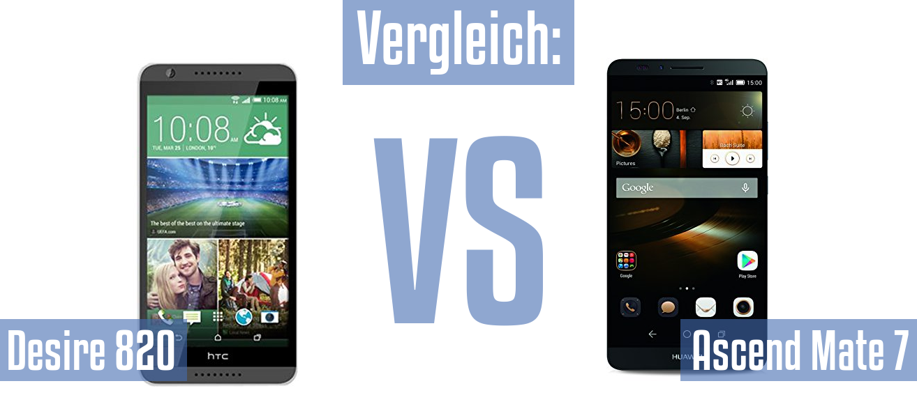 HTC Desire 820 und HTC Desire 820 im Vergleichstest